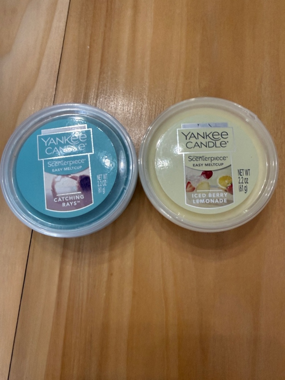 Yankee Candle Scenterpiece Easy Meltcups Catching Rays, Ice Berry Lenonade New